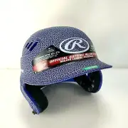 Rawlings R16S-R1 Crackled Blue Baseball Batting Helmet Size 6 7/8 - 7 5/8