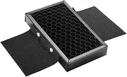 KICHOUSE Pen Case Honeycomb Grid Flashlight Hood Honeycomb Light Control Honeycomb Grid Hood Honeycomb Grid for Flash Honeycomb Grid Filter LED Lighting Control Grid Black Metal Shell