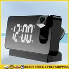 Digital Alarm Clock LED Display Desktop Clocks for Bedroom Office (Black) *AU