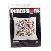 Dimensions American Birds Crewel Embroidery Kit 1026 Cardinal Christmas 1978 Vtg