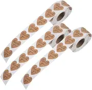 Parliky 1 Set Creative Paper Stickers for Baking Present Wrapping Adhesive Labels Party Favors DIY Projects and Present Sealing