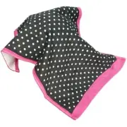 Ladies Bowling Shammy Brunswick Pink/Black/White Dots Towel Size 16 x 26