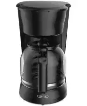 12-Cup Glass-Carafe Black Drip Coffee Maker