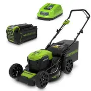 GREENWORKS 40V Brushless 1 x 4.0Ah Lawn Mower Kit 2517507AU