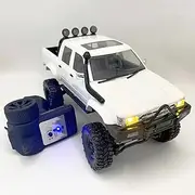 RC Rock Crawler RC Truck 4x4 WPL C64-1 RC Crawler Off Road 1/16 Remote Control Truck Proportional Throttle Steering RTR Upgraded Chassis Axle Mounted Servo Counter Rotating Gearbox for Adult