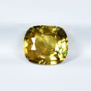 2.12 ct TOP LUSTROUS MULTI SPARKLING / NATURAL SPHENE - Cushion Gemstone Video !