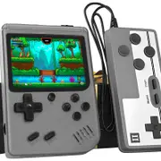 TEGAL Built-in 500 Epic Games Handheld Retro Gameboy Console 2 Players Grey