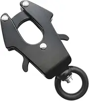 Dog Leash Carabiner - Dog Leash Collar Linking Swivel Frog Clip - Heavy Duty Metal Zinc Alloy Hardware Quick Release Locking for Training, Walking, Hiking