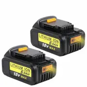 2 PACK For DeWalt 18V DCB184-XE 6.0Ah Li-ion Battery DCB181 DCB181 DCB182 DCB183