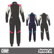 OMP First Evo Elle Race Suit - FIA 8856-2018 Approved, Nomex, 2 Layer