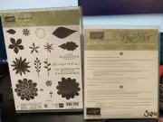Stampin' Up! FLOWER PATCH STAMPS AND FLOWER FAIR Framelits Dies