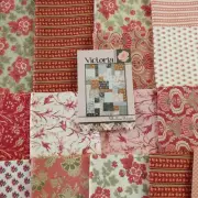 Victoria Quilt Kit 59" x 75 Moda French General Fabrics Pink Floral Easy Pattern