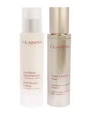 Clarins Lotion & Nutri-Lumiere Emulsion Kit