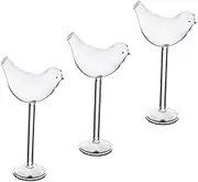 WATIIFUFU Bird Funny Novelty Cocktail ES Bird-Shaped Glass Wine Goblets Set Creative Goblet for Thanksgiving