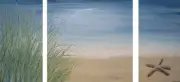 SAND DUNE STARFISH BEACH ORIGINAL PAINTING by *STEPHANIE* 122cm x 60.9cm