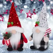 New Christmas Faceless Xmas Tree Hanging Ornament Plush Doll Decor Gnome Santa
