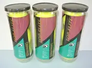 Set of 3 Vintage 1993 Spalding Top Flite Tennis Balls ~ New Unopened Sealed Cans