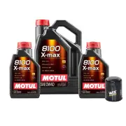 7L Motul 8100 X-MAX 0W40 WIX Filter Motor Oil Change Kit API SN (for: Honda)