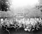 President William McKinley addresses "Chicago Wheelmen" New 8x10 Photo
