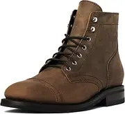 [Thursday Boot Company] Men's Captain Rugged & Resilient Lace-up Boot, Burnt Copper, 12 AU