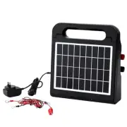 5km Electric Fence Energiser Solar Energizer Charger Farm Animal 0.15J