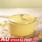 Saucepan Casserole with Lid Kitchen Stew Pot Enameled Casserole Kitchen Gadgets