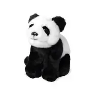 Living Nature Panda Cub Stuffed Animal Plush Soft Toy 18cm Black/White 0y+