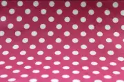 Pink With White Polka Dots Print Fabric Felt Sheet Craft Felt 9x12 New