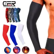 Compression Elbow Support Thigh Arm Sleeve Brace Anti Sun UV For Men Women Wrap