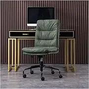 Office Chair Executive Conference Chair High-Back Office Chair Leather Adjustable Hight Swivel Desk Chair Ergonomic Task Office Chair Without Arms Game Chair (Color : A)