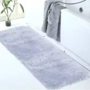Large Bathroom Rug (24 x 72) Extra Soft and Absorbent 24" x 72" Growing Blue