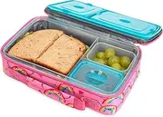 Nuby Insulated Bento Box Lunchbox, Girl