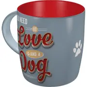 Love Dog Mug Nostalgic Art