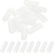 uxcell 12.2x38mm (IDxL) Rubber End Caps, 16 PCS Rubber Caps High Temp Tips Screw Silicone Flexible Thread Protector for Pipes Screw Blots Tube Fishing Jigs