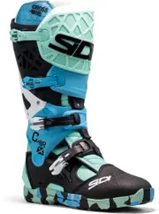 Sidi Crossair X Messy, boots , color: Mint/Light Blue/Black/White , size: 46 EU