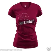 Arkansas Razorbacks "Awesome" Glittery Animal Print Shirt ~ Med (7/9) ~NWT $22