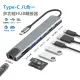 【YOLU】Type-C 八合一多功能HUB轉接器 充電傳輸擴充集線器 PD快充 HDMI轉接 網路轉換器 USB3.0轉接頭