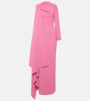 [Solace London] Solace London Lydia draped gown UK 4 pink