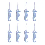 8x LVD Ceramic Hanging Seahorse Home/Office Durable Display Decor 12x5cm Tidal