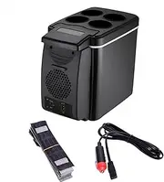 Car Refrigerator - 6 Liter Car Refrigerator| Lightweight Duall -Use Insulated Cooler Box | Insulated Cooler Box Container | Camping Fridge | Leakproof Design Travel Insulated Box | Use Insulated Cool