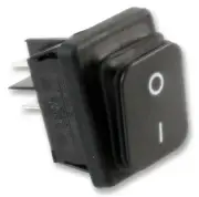 Switch Rocker Dpst Ip65 Black Switches rocker - B4MASK52N112100