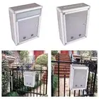 Wall Mount Mailbox Suggestion Box Safe Waterproof Outside Locking Mailbox