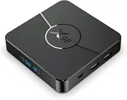 Android TV Box 11.0, 2022 Newest Streaming Device, 4GB RAM 64GB ROM, Amlogic S905W2 Supports 2.4G/5.8G WiFi Bluetooth 4.0 Ethernet LAN 3D/4K/H.265 Set Top Box,4gb+64gb