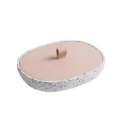 Household Portable Jewelry Box Multifunctional Travel Mini Earrings Ring Lipstick Storage Box with Mirror and Silicone Seal Lid