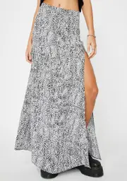 [Dolls Kill] Leo Spot Shayk Maxi Skirt