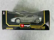 Bburago Ferrari 550 Maranello 1996 1:18 Metalic Silver/Grey