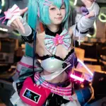 免運 加急出貨💖 喵斯快跑聯動初音未來COS服MUSEDASH初音MIKU動漫遊戲COSPLAY服裝 初音COS