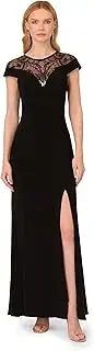 [Adrianna Papell] Women's Beaded Jersey Gown
