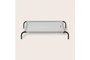 Snooza Flea-Free Raised Black Powder Coated Steel Pet Dog Bed Grey - 3 Sizes