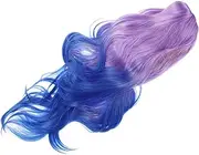KAILIKETIY Fashionable Gradient Wig Long Curly Hair Wig for Women Cosplay Halloween Party